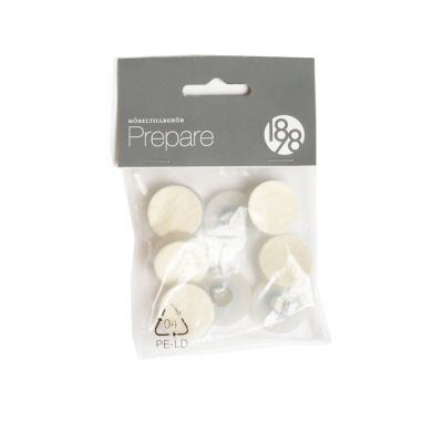 1898 Prepare lattiansuojus Musta, 26 mm muovi huopa putkiniitti, 8 kpl | Alk. 5,40 €