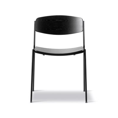 Fredericia Furniture Lynderup 3080 tuoli Musta pyökki musta teräsjalka | Alk. 390,00 €