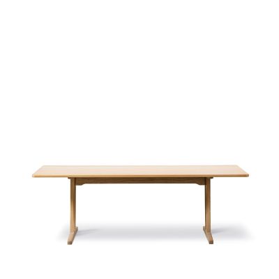 Fredericia Furniture C18 Shaker-pöytä Saippuoitu tammi, 220x90cm