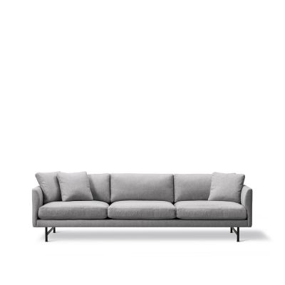 Fredericia Furniture Calmo 5623 sohva Sunniva 242 musta teräs lamppu | Alk. 5 259,00 €