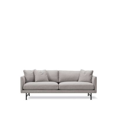 Fredericia Furniture Calmo 5622 sohva 2-istuttava Sunniva 717 musta teräslamppu | Alk. 4 183,00 €