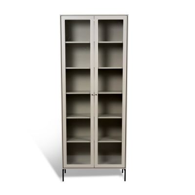 Mavis Volt vitriinikaappi 190 cm beige Yksityiskohdat musta | Alk. 1 784,65 €