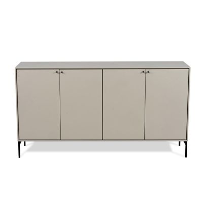 Mavis Volt sivupöytä 80x148 cm Beige musta | Alk. 1 467,20 €