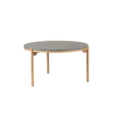 Mavis Dondo sivupöytä valkopigmentoitu tammiØ80 cm Hiontahiekkakivi | Alk. 1 556,45 €
