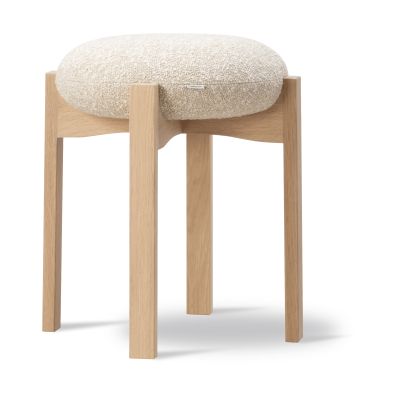 Fredericia Furniture Pioneer jakkara matala Zero 0001 lakattu tammi