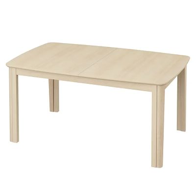 Skovby, SM107 Ruokapoyta 101x160-316-368 cm Massiivinen valkoinen oljytty tammi | Alk. 3 489,00 €