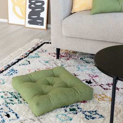 Veke Boxi istuintyyny/lattiatyyny 43x43 cm 2 kpl setti oliivin vihreä