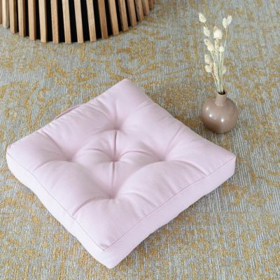 Veke Boxi istuintyyny/lattiatyyny 43x43 cm 2 kpl setti vaalea roosa