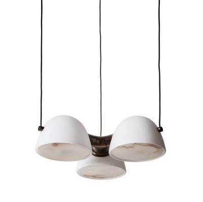 Made By Hand - Fuse Triple -riippuvalaisin, messinki, lasi käsintehty