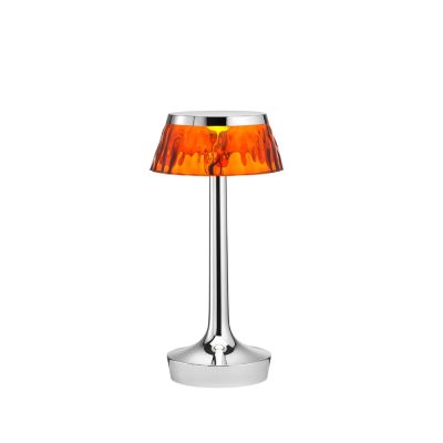 Flos Bon Jour Unplugged pöytälamppu Chrome-amber | Alk. 305,10 €