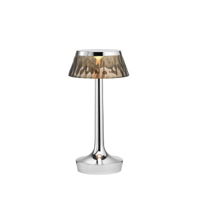 Flos Bon Jour Unplugged pöytälamppu Chrome-fumée | Alk. 305,10 €