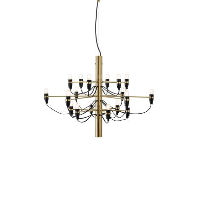 Flos 2097 Sarfatti kattokruunu Messinki 18 lamppua | Alk. 1 631,30 €