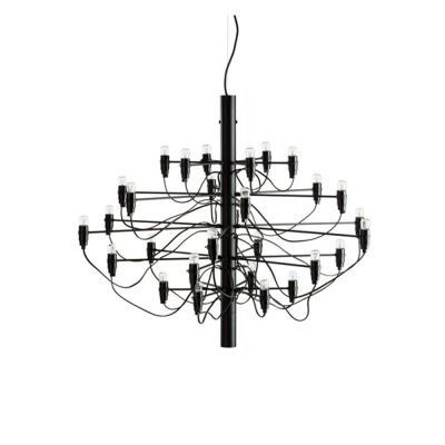 Flos 2097 Sarfatti kattokruunu Mattsvart 30 lamppua | Alk. 1 552,00 €