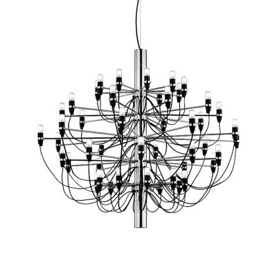 Flos 2097 Sarfatti kattokruunu LED Krom 50 lamppua | Alk. 3 168,00 €