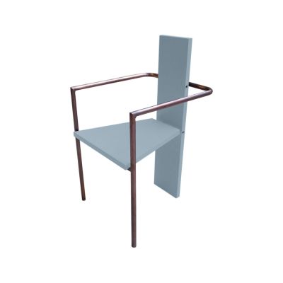 Källemo Concrete käsinojatuoli Taivaansininen-kuparisoitettu jalusta | Alk. 1 229,00 €