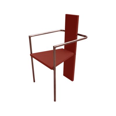 Källemo Concrete käsinojatuoli Punainen esipronssattu jalusta | Alk. 1 229,00 €