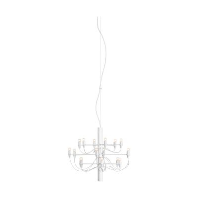 Flos 2097 Sarfatti kattokruunu Mattavalkoinen 18 lamppua | Alk. 1 285,00 €