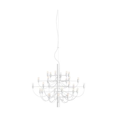 Flos 2097 Sarfatti kattokruunu Matavalkoinen 30 lamppua | Alk. 1 732,00 €