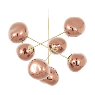 Tom Dixon Melt Chandelier suuri kattokruunu LED 196 cm Kupari | Alk. 9 684,00 €