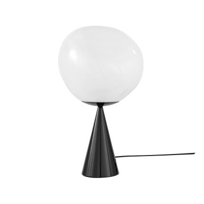 Tom Dixon Melt Cone fat pöytävalaisinLED 46,5 cm Opal-black | Alk. 688,00 €