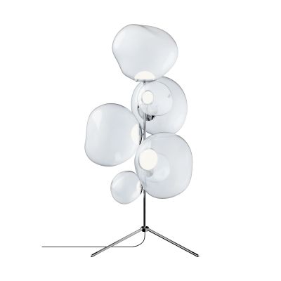 Tom Dixon Melt Chandelier lattiavalaisin LED 175 cm Opal-silver | Alk. 4 598,10 €