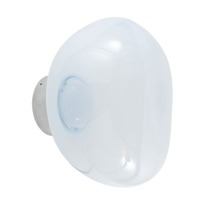 Tom Dixon Melt Surface mini seinävalaisin LED 30 cm Opal-silver | Alk. 532,00 €