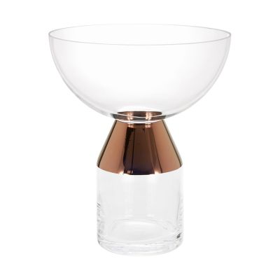 Tom Dixon Tank maljakko iso 36 cm Clear-copper | Alk. 310,00 €