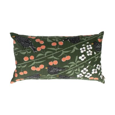 Almedahls Kirsikkatarha-tyynynpäällinen Tummanvihreä, 40x70cm | Alk. 32,65 €