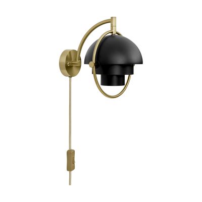 GUBI Multi-Lite seinälamppu Musta messinki | Alk. 499,00 €