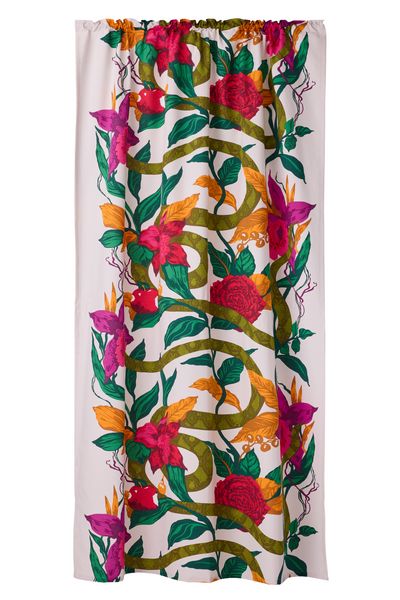 Vallila Kielletty puutarha -verho