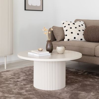 Ranua by Veke Taimi pyöreä sohvapöytä Ø80 cm greige, asiakaspalautus