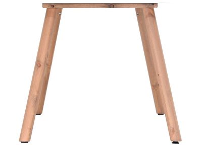 Veke Palma pöydän pyöreä puujalka antiikkipetsattu 4 kpl(kuvausmalli)