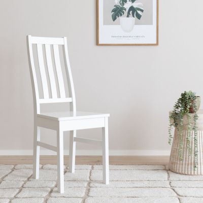 Veke Niklas tuoli puuistuimella valkoinen 8kpl(kuvausmalli)