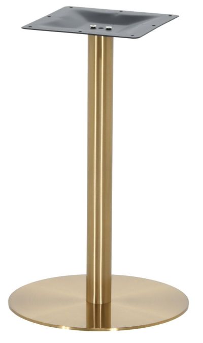 Veke Cafe pöydän jalka 45cm pyöreä harjattu messinki(kuvausmalli) | Alk. 150,00 €