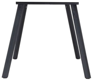 Veke Palma pöydän pyöreä puujalka musta 4 kpl(kuvausmalli)