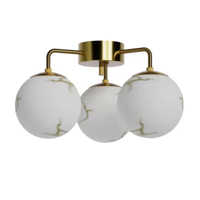 by Rydéns, Bellagio kattovalaisin 3-lamppuinen messinki/valkoinen | Alk. 250,00 €