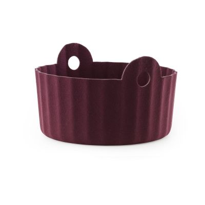 Normann Copenhagen Colu Basket säilytyskori Ø44 cm Burgundi