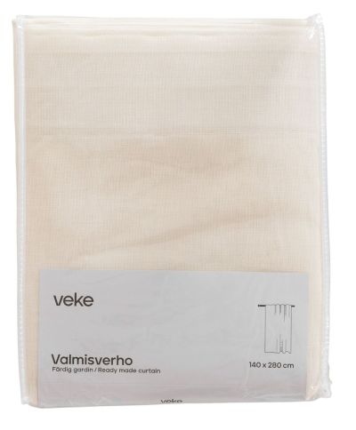Veke Nette sivuverho FR 140x280 cm luonnonvalkoinen | Alk. 54,90 €