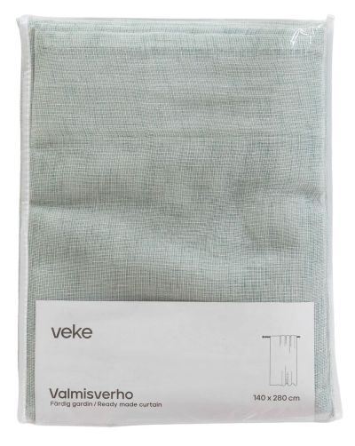 Veke Ilme sivuverho 140x280 cm vihreä | Alk. 36,90 €