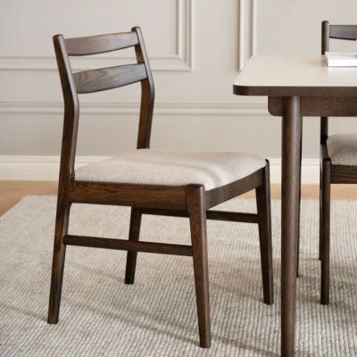 Rowico Home Kerwin tuoli ruskea tammi/vaalea beige 5029 Abby 121 | Alk. 229,00 €