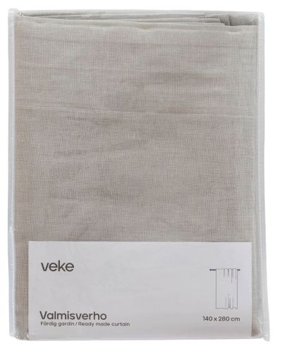 Veke Nette sivuverho FR 140x280 cm greige | Alk. 54,90 €