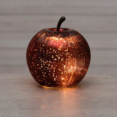 Finnlumor Lasiomena LED-valoilla punainen