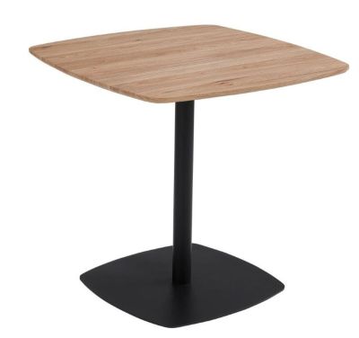 Tenstar Riviera ruokapöytä 80x80 cm tammi/musta