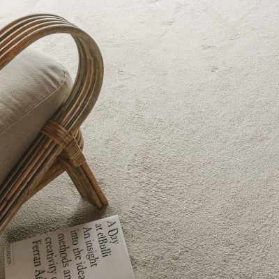 VM Carpet Onni nukkamatto Ø240 cm luonnonvalkoinen 32 kantattu