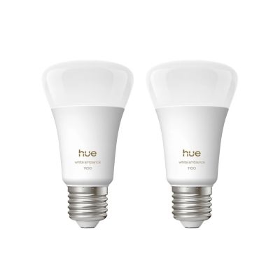 Philips Hue - White Ambiance Smart E27LED 8,1 W 1100 lm CCT 2x