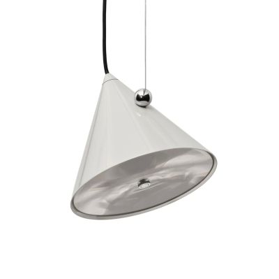 Tom Dixon - Pose LED-riippuvalaisin harmaa-beige Ø 25 cm teräs himmennettävä