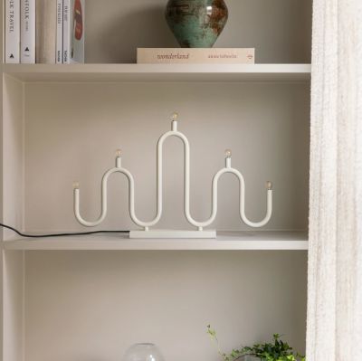 Globen Lighting - Noel pöytävalaisin 50 cm beige metalli