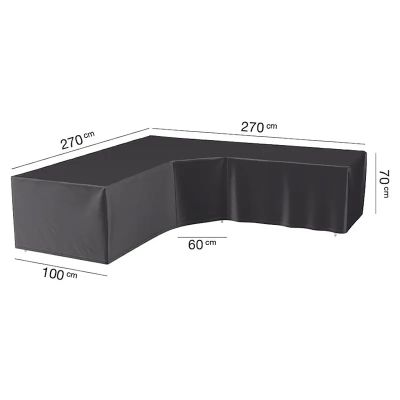 Platinum Aerocover, Lounge cover L/Trapeze 270x270x100x70 cm