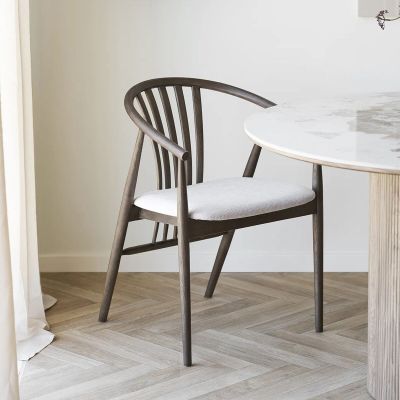 House Nordic Agustin ruokapöydän tuoli savutammi, hiekka HN1286