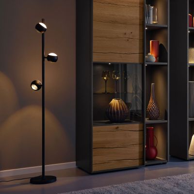 Musterring Cannon LED-lattiavalaisin 3-os mattamusta